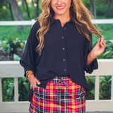PREORDER- Patterned in Plaid Skort