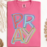 Stacked Pray Graphic Tee