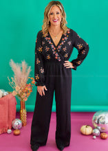 Load image into Gallery viewer, Bragging Rights Embroidered Jumpsuit - FINAL SALE
