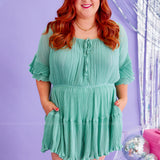 Hint Of Intrigue Romper* FINAL SALE *