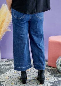 Ariane Cropped Wide Leg Jean by Risen - FINAL SALE