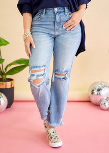 Haley Jeans by Risen - Light Wash