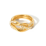 Infinity Diamond Ring - WATERPROOF-Ring-Pretty Simple