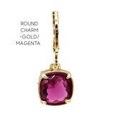 Interchangeable Glass Charm Party - Necklace & Earrings