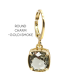 Interchangeable Glass Charm Party - Necklace & Earrings