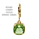 Interchangeable Glass Charm Party - Necklace & Earrings