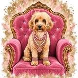PGB Studio™ Custom Pink Royal Chair Tee  -  ONE PET - SEE PR example artwork