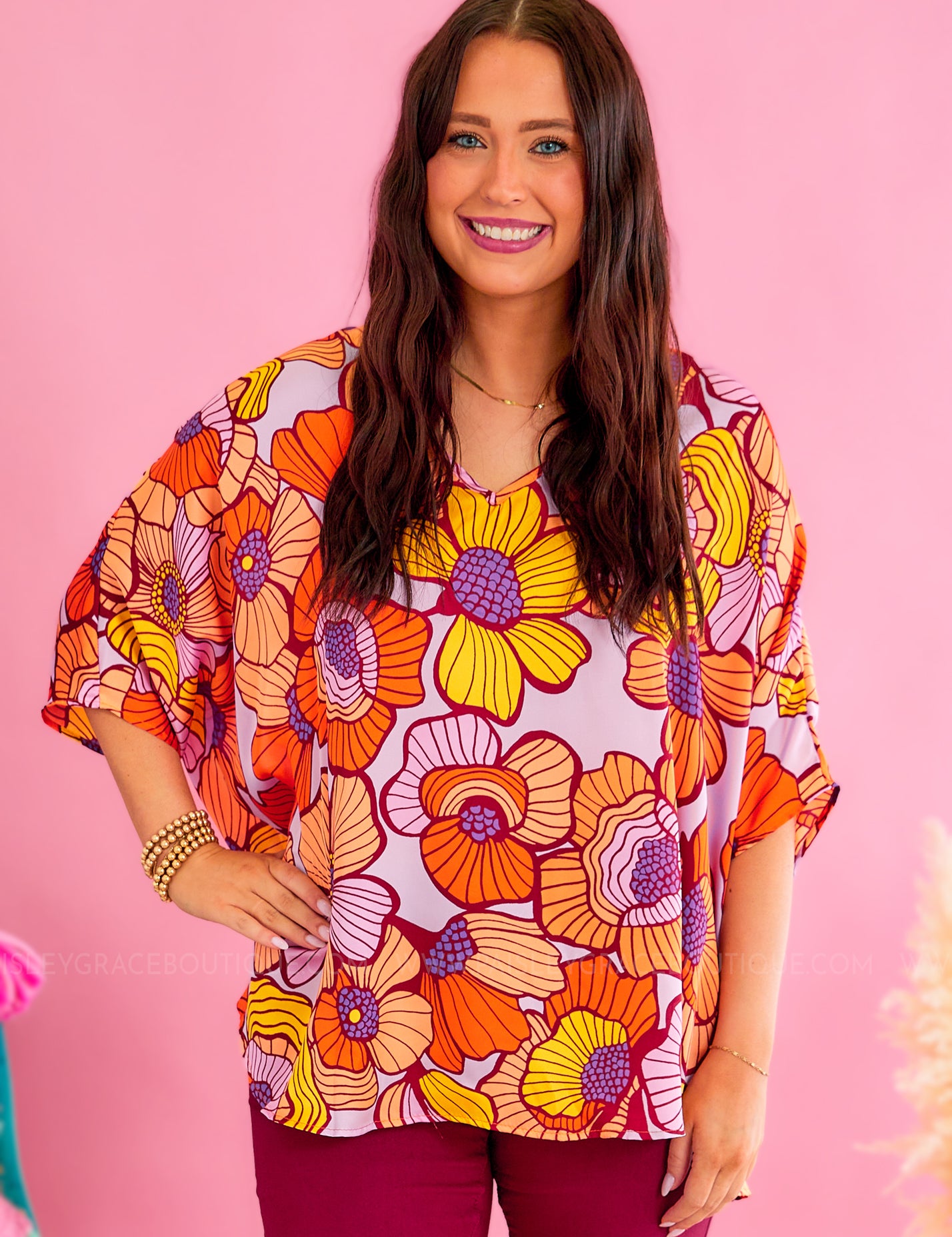 Groovy Blooms Top - LAST ONES FINAL SALE