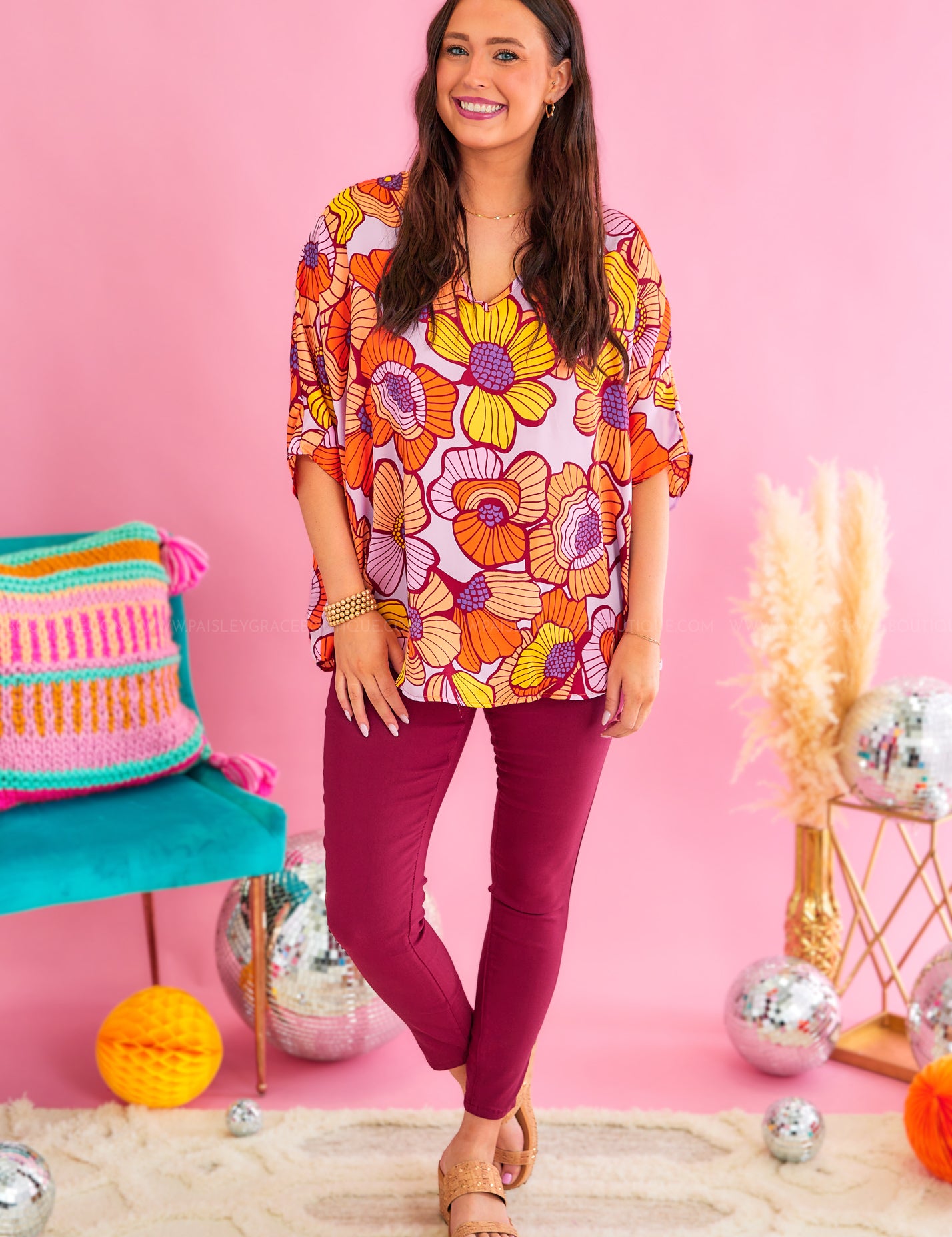 Groovy Blooms Top - LAST ONES FINAL SALE