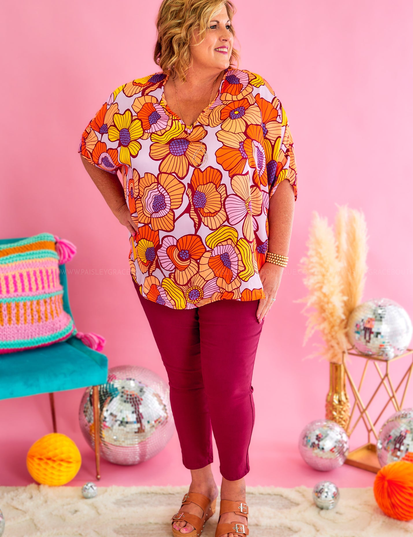 Groovy Blooms Top - LAST ONES FINAL SALE
