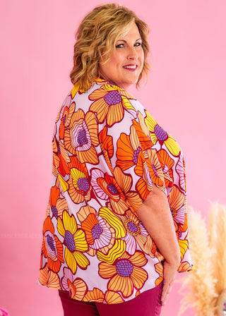 Groovy Blooms Top* FINAL SALE ** FINAL SALE *