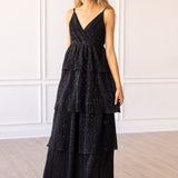 Midnight Glamour Layered Maxi Dress - FINAL SALE