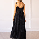 Midnight Glamour Layered Maxi Dress - FINAL SALE
