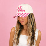 "Uplift Others" Patchwork Cap - Tan