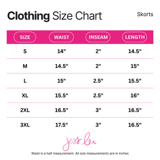 PREORDER- All American Cherry Skort