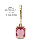 Interchangeable Glass Charm Party - Necklace & Earrings