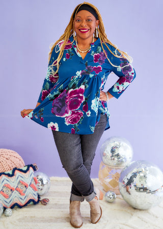 Feel The Blooms Top* FINAL SALE *