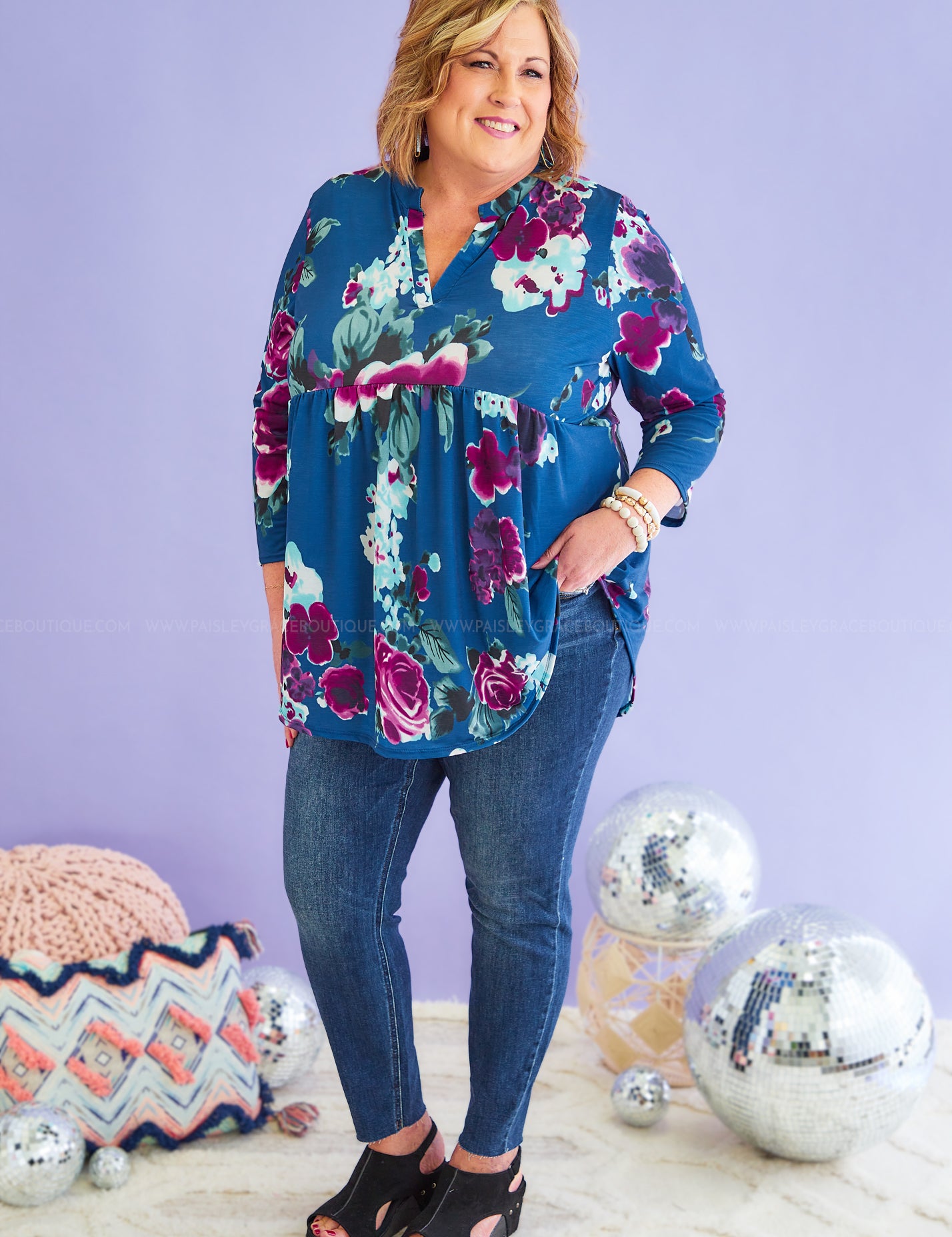 Feel The Blooms Top* LAST ONES FINAL SALE *