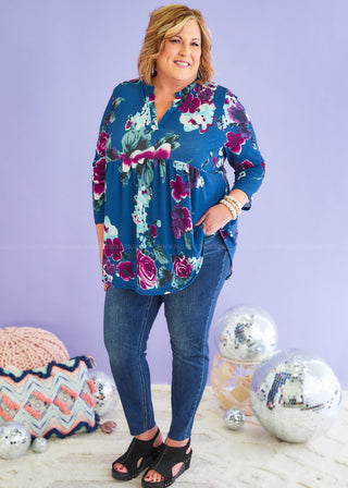 Feel The Blooms Top* FINAL SALE *