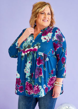 Feel The Blooms Top* FINAL SALE *