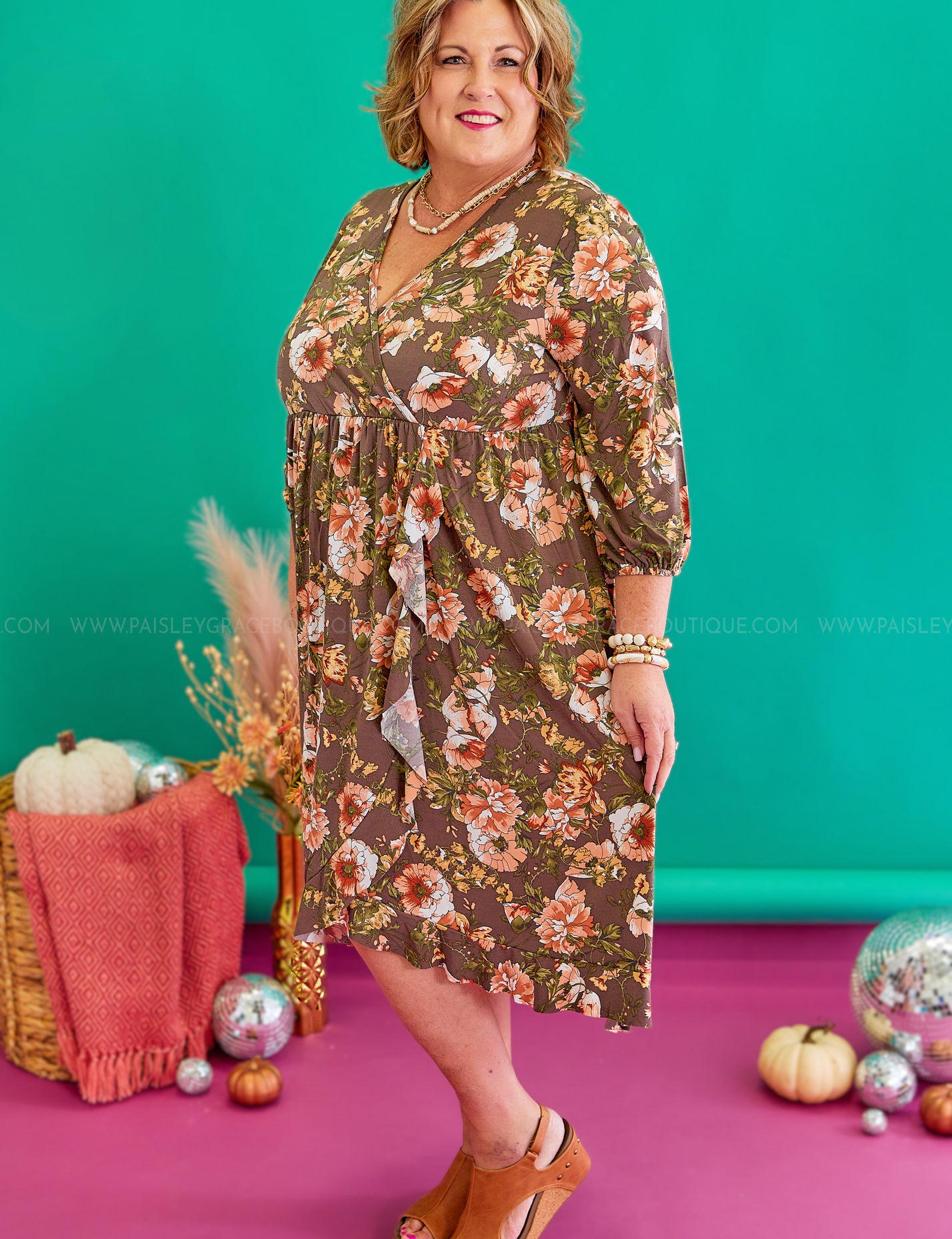 Dream Chaser Dress - Brown - LAST ONES FINAL SALE