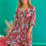 Dream Chaser Dress - Rust - LAST ONES FINAL SALE