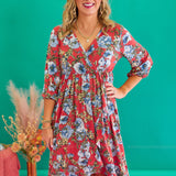 Dream Chaser Dress - Rust - LAST ONES FINAL SALE