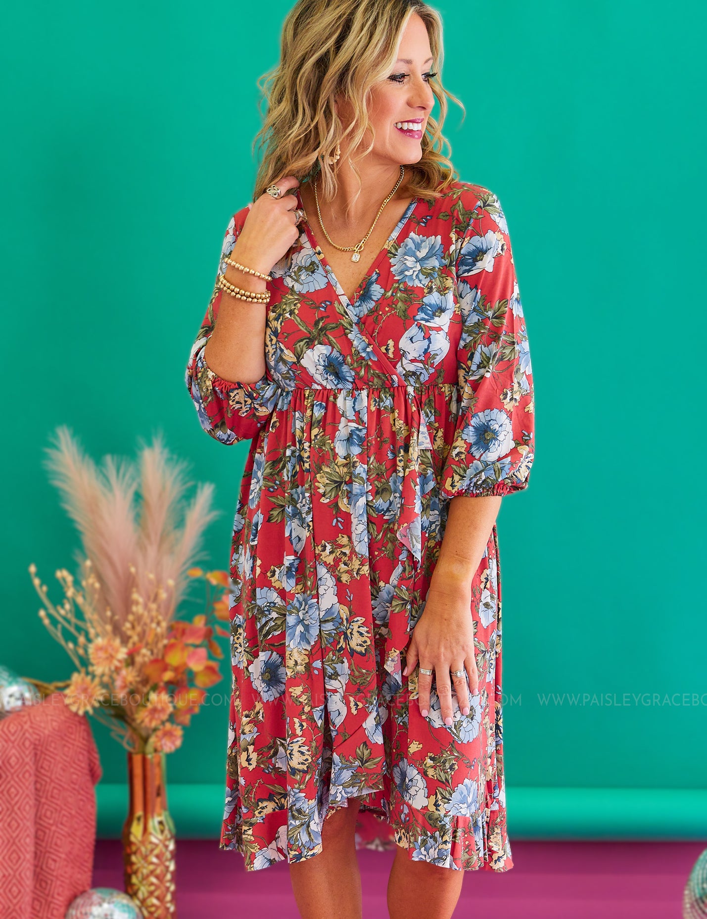 Dream Chaser Dress - Rust - LAST ONES FINAL SALE