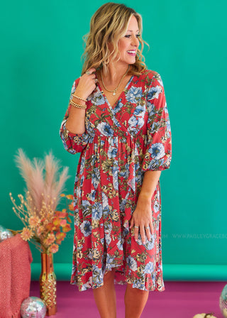 Dream Chaser Dress - Rust* FINAL SALE *