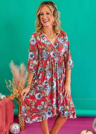 Dream Chaser Dress - Rust* FINAL SALE *