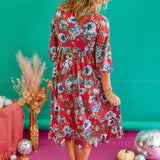 Dream Chaser Dress - Rust - LAST ONES FINAL SALE