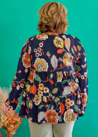 Watch Me Now Top - Dark Navy* FINAL SALE *