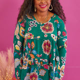 Watch Me Now Top - Green* FINAL SALE *