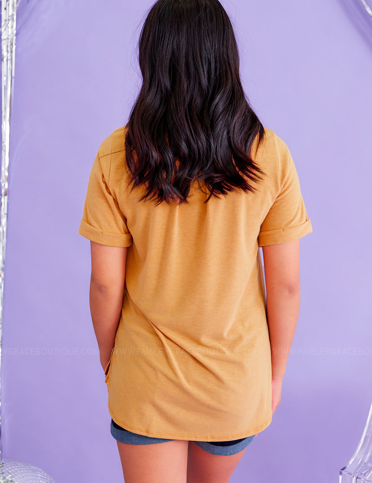 Living My Life Top - Mustard* LAST ONES FINAL SALE *