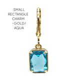 Interchangeable Glass Charm Party - Necklace & Earrings