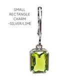 Interchangeable Glass Charm Party - Necklace & Earrings