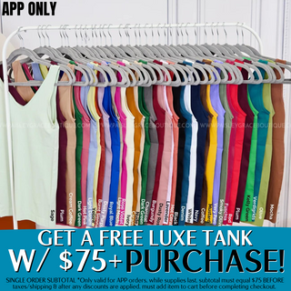 Luxe Reversible Tank - Lots of Colors!