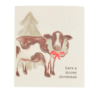 Christmas Farm Animal Dishcloths by Mudpie