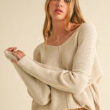 Sasha Textured Sweater - 3 Colors LAST ONES FINAL SALE