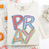 Stacked Pray Graphic Tee
