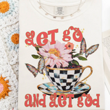 Let Go and Let God Graphic Tee