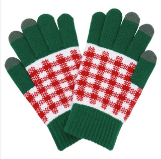 DB - Checkered Gloves - Green