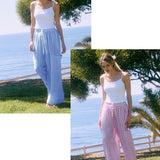 Summer Striped Pants - Pink or Blue