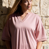 Butter Soft V-Neck Top - Pink PREORDER