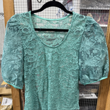 Miss Hattie Top - Turquoise PREORDER