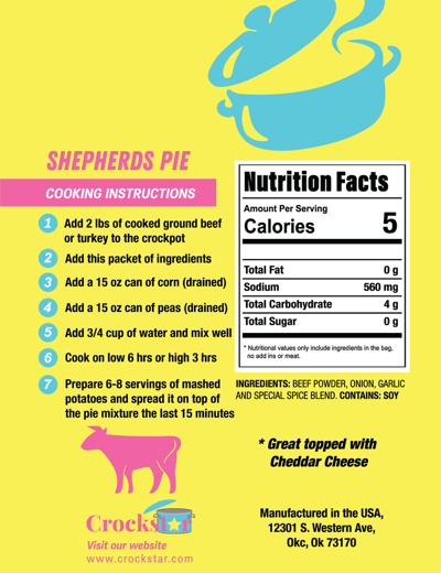 Crockstar - Shepherd’s Pie
