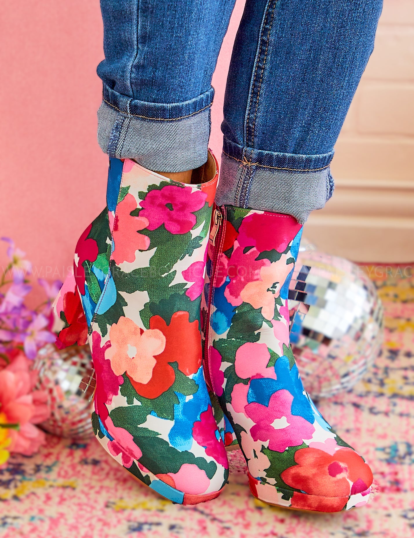 Wynne Booties by Corkys - Flowers* FINAL SALE * - ALL STAR SALE
