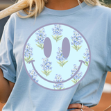 Blue Blossom Smiley Tee