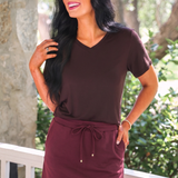 PREORDER - Solid Burgundy Skort