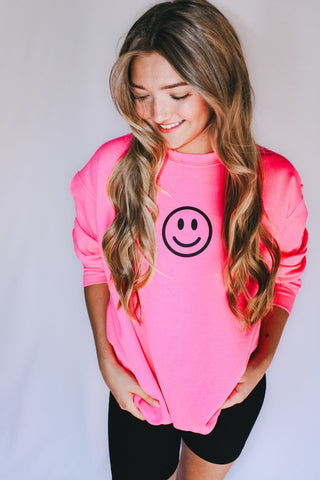 Being Kind Matters Neon Pink Sweatshirt - FINAL SALE